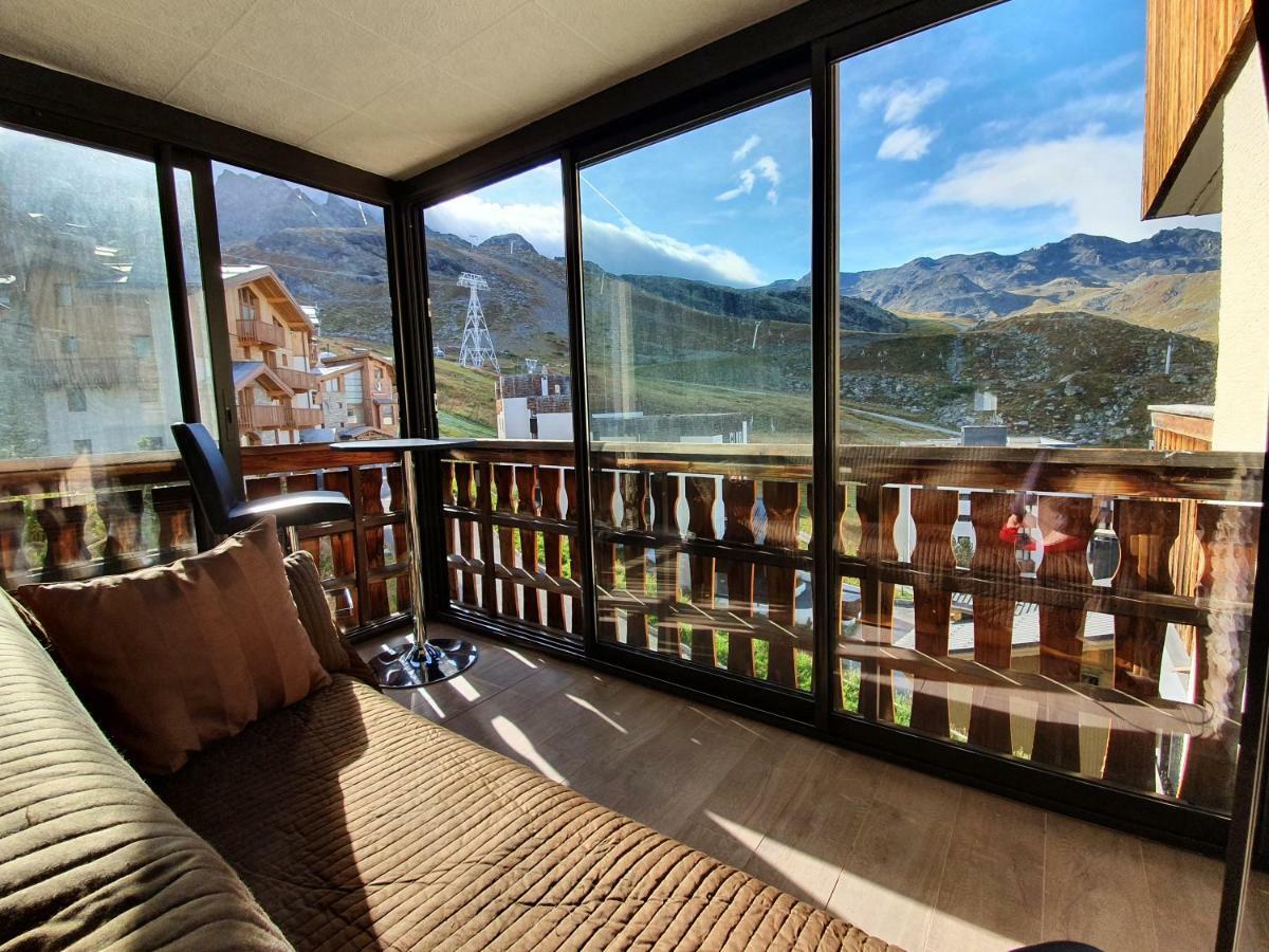 Le Serac W6 Appartement Avec Veranda En Angle Vue Panoramique Gerer Par Particulier Sur Place Val Thorens Exterior foto