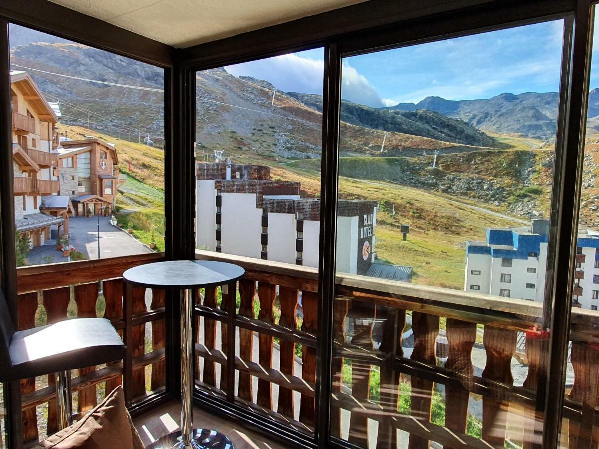 Le Serac W6 Appartement Avec Veranda En Angle Vue Panoramique Gerer Par Particulier Sur Place Val Thorens Exterior foto
